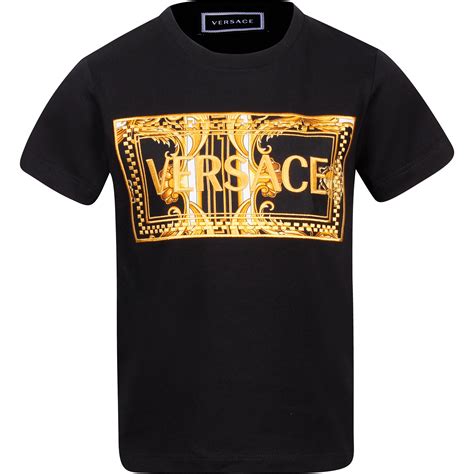 versace scarface tshirt gold|Versace Men's Golden Logo T.